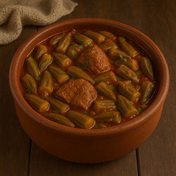 Tajen Okra with meat