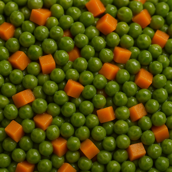 Peas with carrots