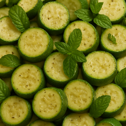 Plain or mint zucchini