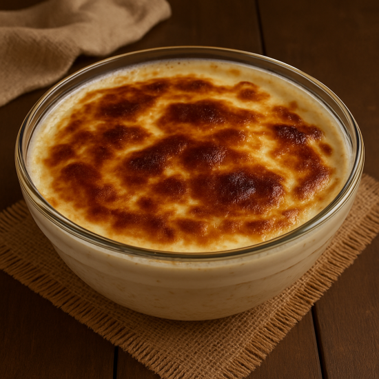 Rice Pudding with Cream 