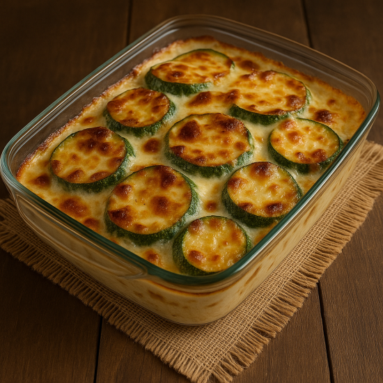 Zucchini with béchamel  