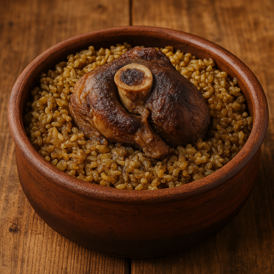 Freekeh Tagine with Meat