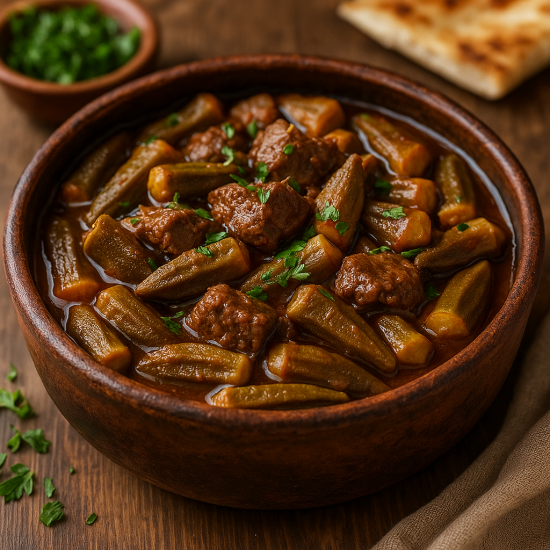 Okra with Beef