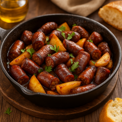 Sausage Pan (Baladi Style)