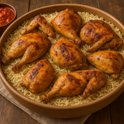 Chicken Kabsa with Whole Chicken (8 Pieces)