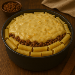 Macarona Béchamel Half Cooked