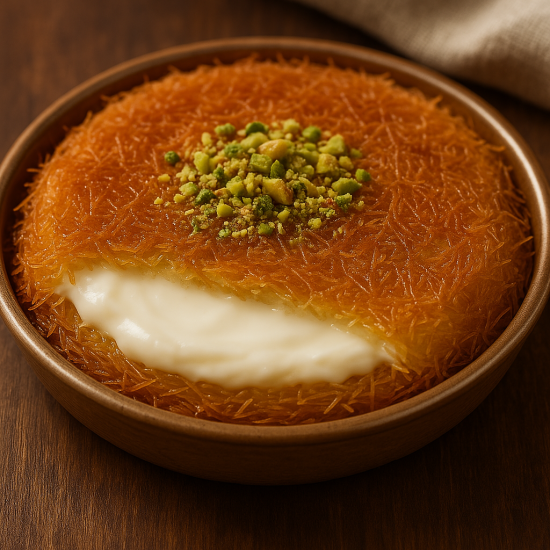 Konafa with Cream